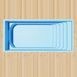 Lasikuitu-uima-allas Victoria 10 M X 3,7 M X 1,55 M